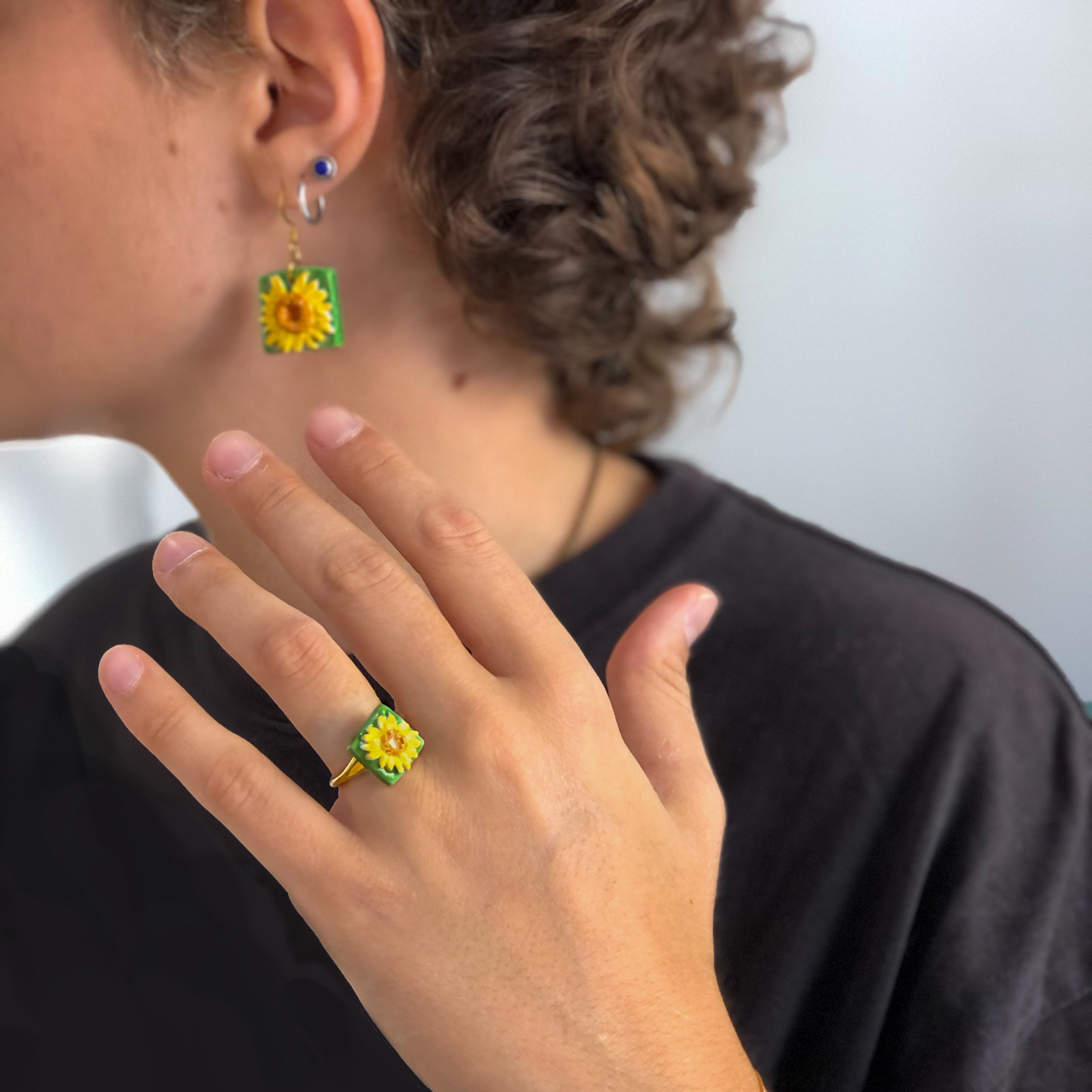 PENDIENTES HIPPIES EL AZULEJITO