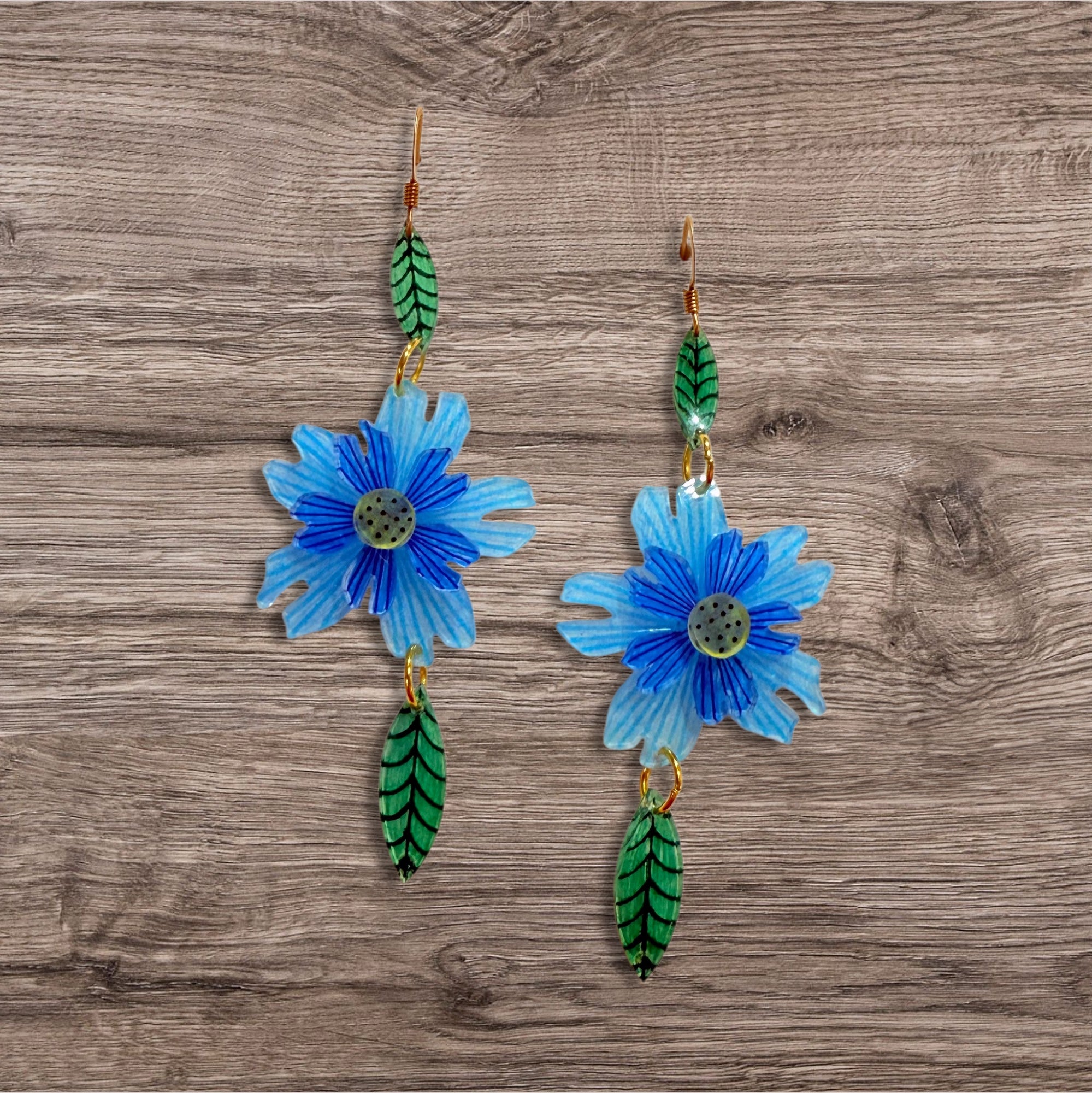 KIT PENDIENTES ORQUIDEAS