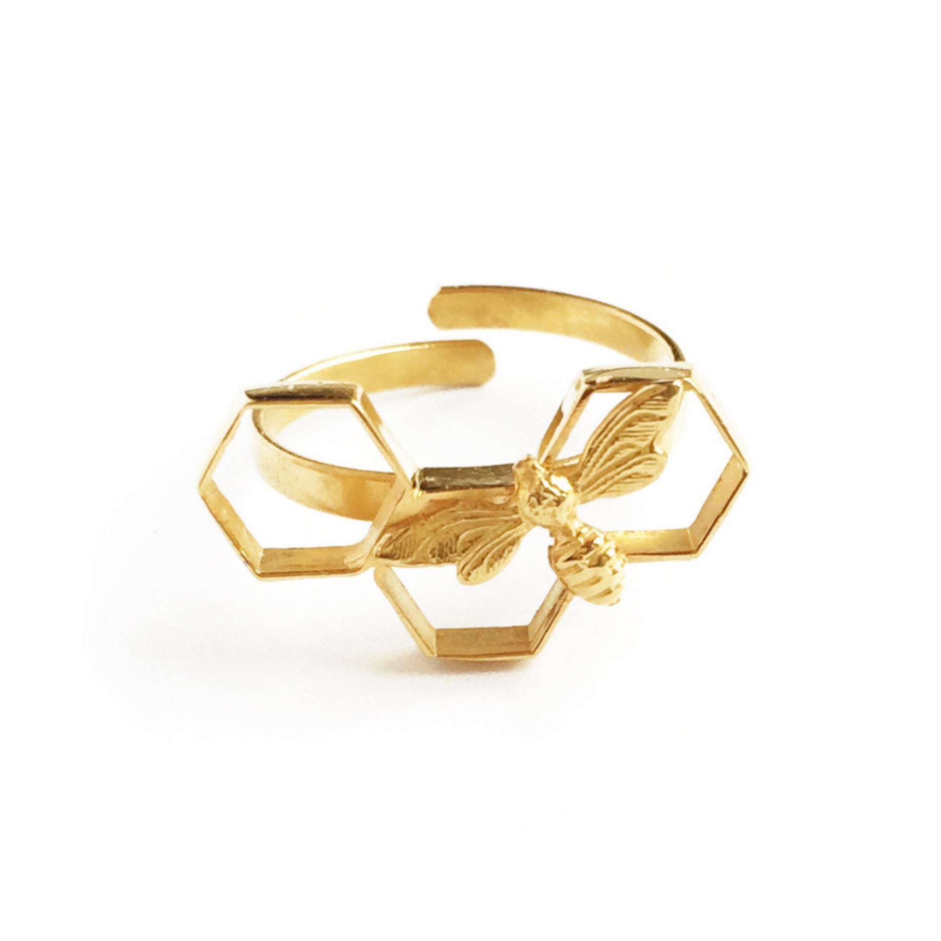 ABEJA EN ORO RING