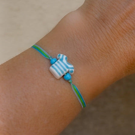 Pulsera camiseta (Turquesa)