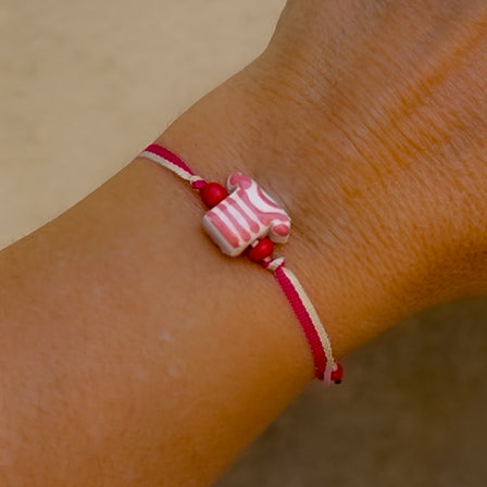 Pulsera camiseta (Coral)