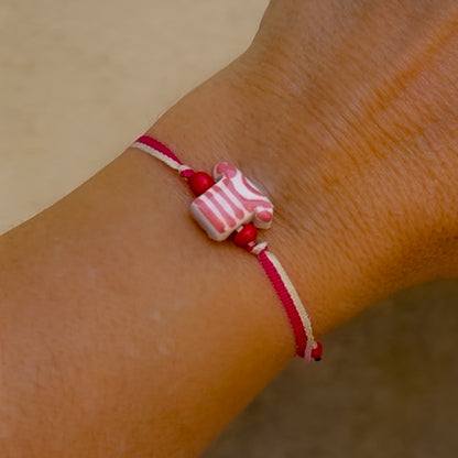 Pulsera camiseta (Coral)