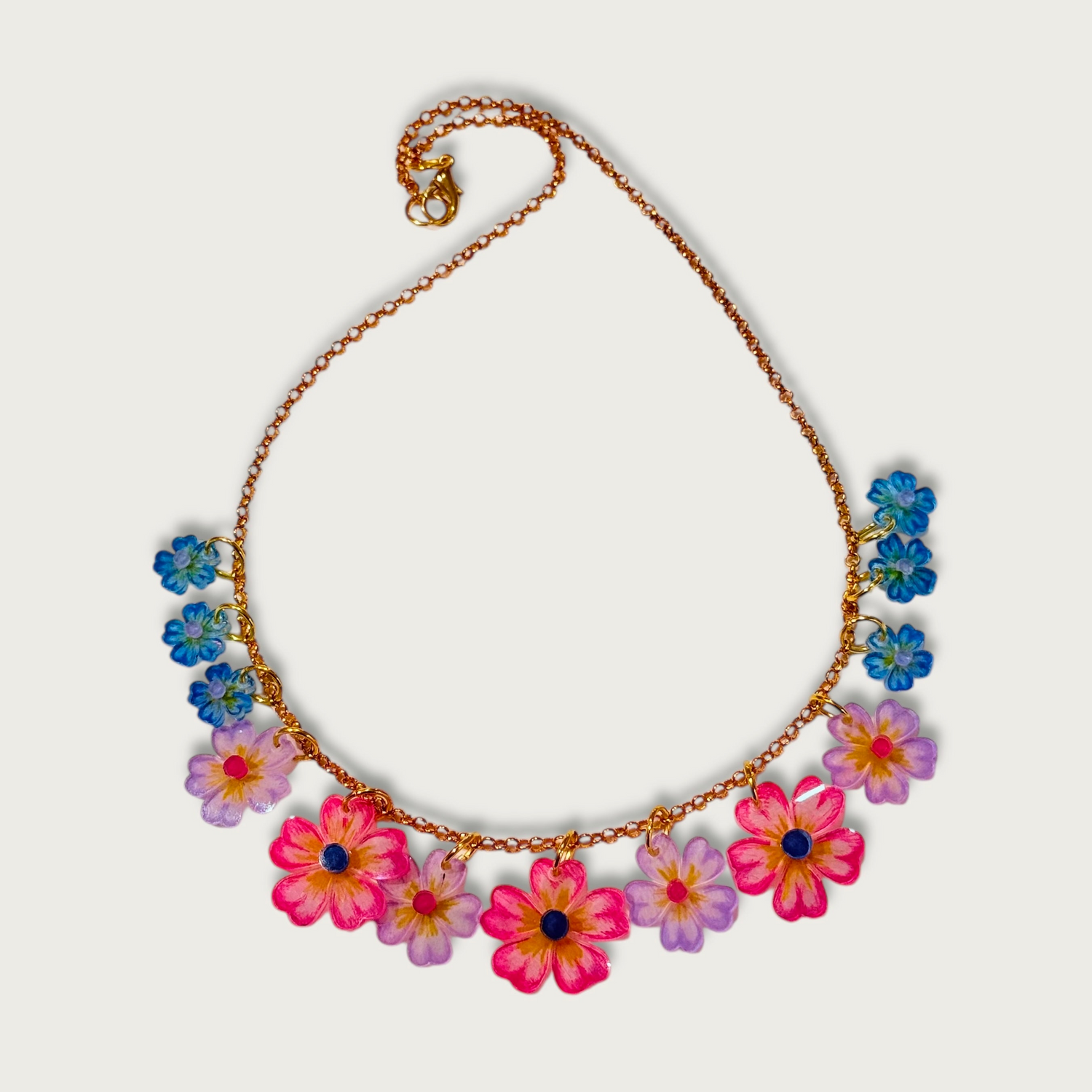 KIT COLLAR FLORECILLAS