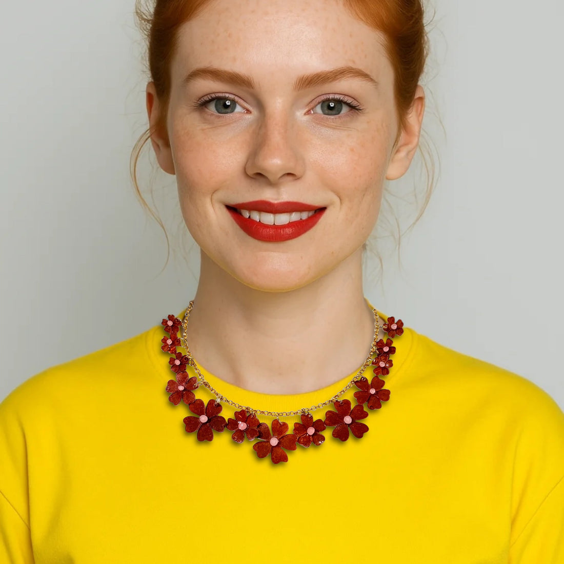 KIT COLLAR FLORECILLAS