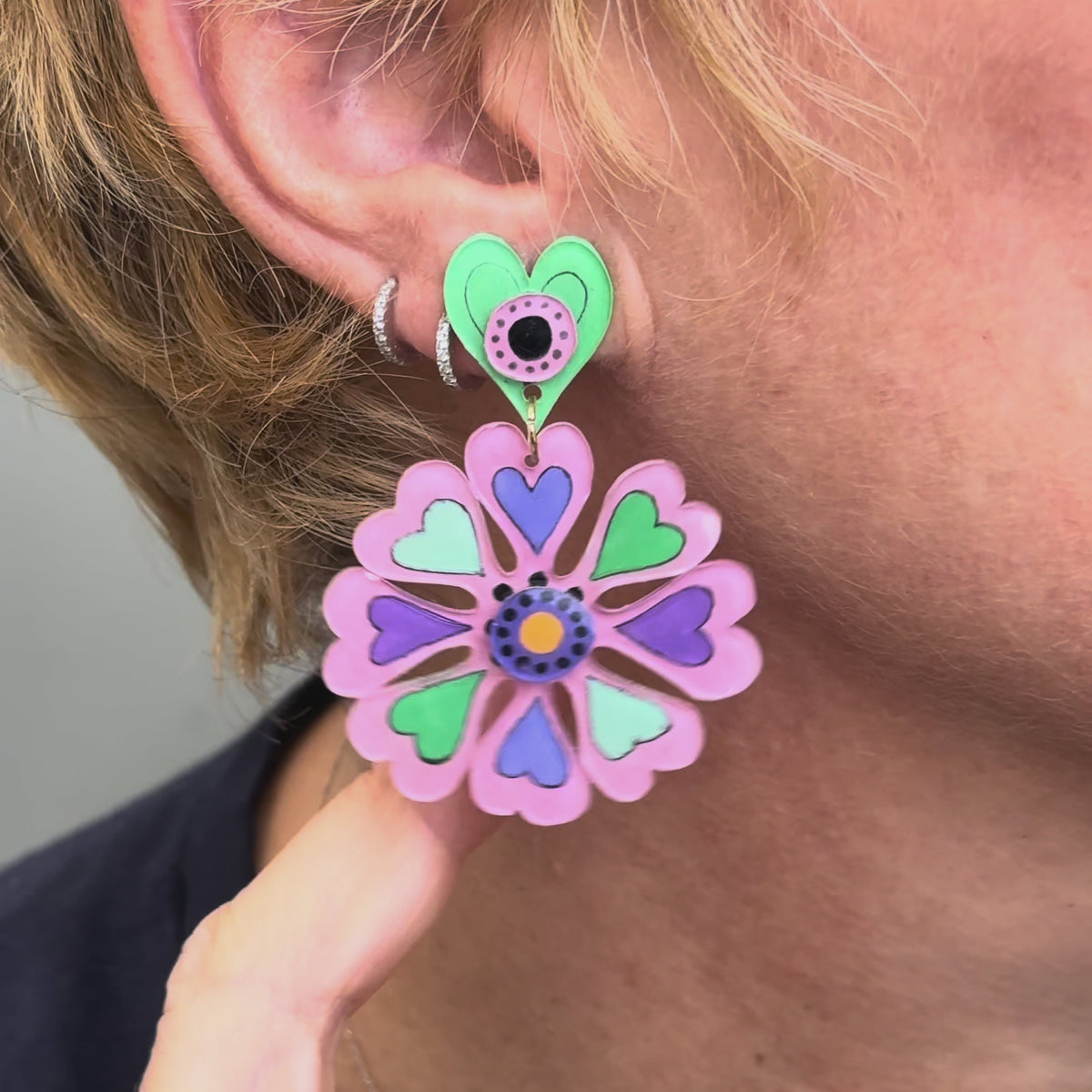 Taller Pendientes de Cristal Acrílico